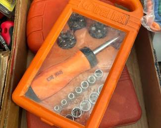 Socket set, drill bit sets, bit set