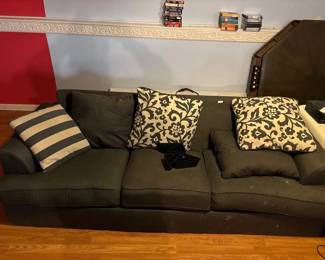 grey 3 seat couch