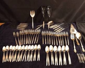 Sea Rose Gorham Sterling Silver Set