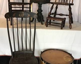 Rush Seat Chairs, Rocker More