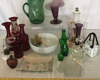 Red And Green Glass More