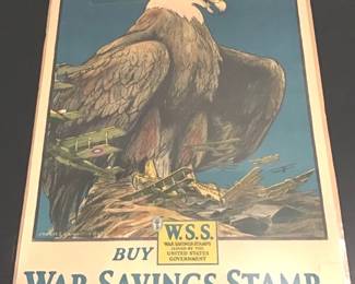 Vintage US Savings Stamp Poster