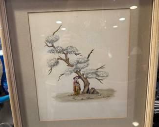 A. Careaga Framed Watercolor