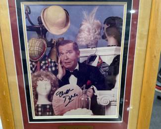 Milton Berle Hand Signed 8 x 10 Framed Photo