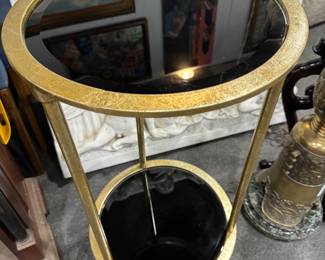 Two Tier Hollywood Regency Table