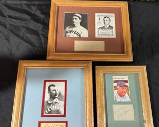 Signed Older Baseball Stars Autographed Photos