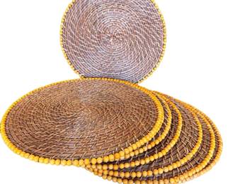 Beaded Placemats Chargers