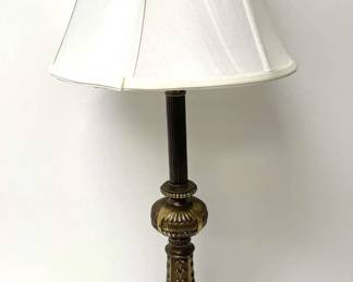 Ornate Metal Table Lamp