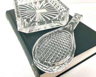 Waterford Crystal Notebook Holder Tennis Racket