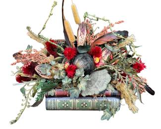 Faux Floral Table Decor