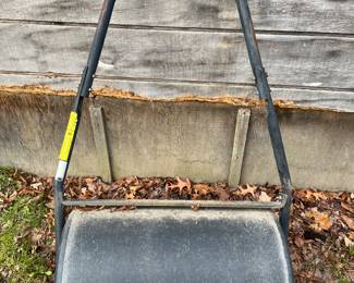 Lawn roller.