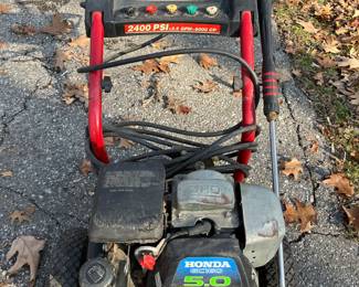 Generac pressure washer, model H24H (2400 PSI).