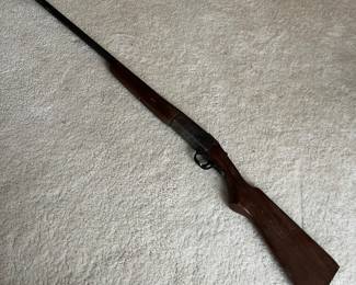 Savage Model 220D single Harrell shotgun. NOTE: This gun is a project piece (incomplete and/or requires repair).