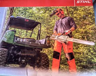 Stihl Pro Mark forestry helmet in box — new or lightly used.