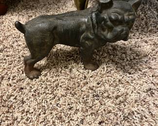 Cast Iron Bulldog Door Stop