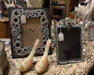 Fenton Glass; Decorative Photo Frames 