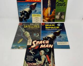 Vintage Dell Comics - Walt Disney Man in Space - Space Man +