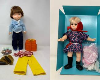 1980s Poor Pitiful Pearl and My Friend Mikey Dolls w/ Boxes