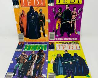 Star Wars Return of the Jedi Marvel Comic Books - Set of 4 - 1980s