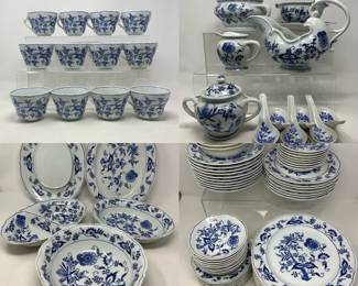 Vintage Blue Danube China from Japan - 65+ Pieces