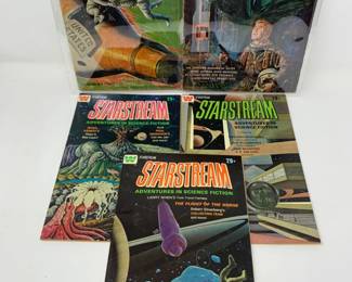 Starstream & Drift Marlow comics – 5 books - 1962 & 1976