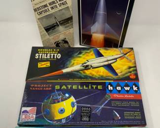 Vintage Aerospace Model Kit Group – 2 NIB