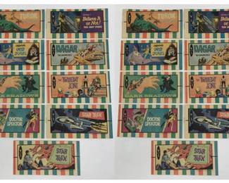 2 Complete Sets of Dan Curtis Giveaways - 1970s Mini Comics