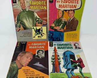My Favorite Martian Comics - 4 Books - 1960s