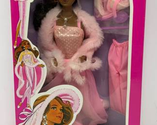 RARE Christie Pink & Pretty African-American Barbie - Unused - 1981
