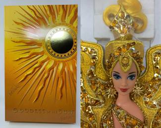 	1995 Goddess Of The Sun Bob Mackie Barbie Doll Mattel