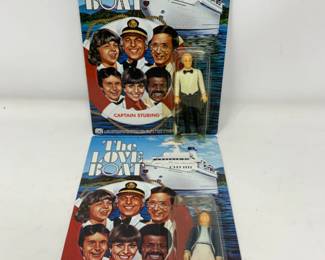 Love Boat Sails Again! Action Figures - Capt. Stubing & Vicki - 1981