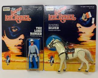 Lone Ranger Action Figures – Lone Ranger & Silver– 1980 - SEALED