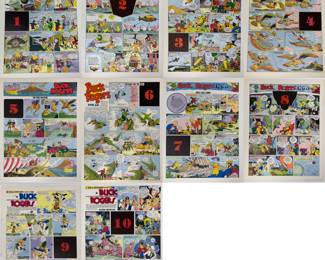 Buck Rogers Large-Scale Comics #1-10 - Club Anni Trenta - 1980s RePro