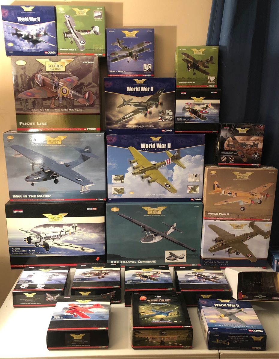 Some of the Die Cast models, new in the box. Some even have original shipping cartons. These are Corgi.