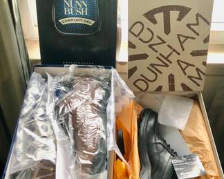 Unopened men's shoes, sizes 10.5-11