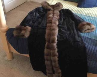 Beautiful Black Fur Coat 