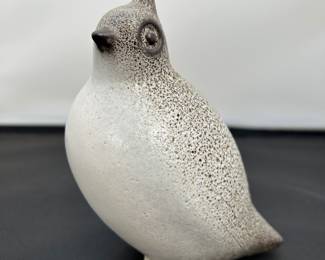 Vintage Howard Pierce Ceramic Speckled  Bird Figurine 