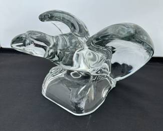 Flying Eagle Crystal Figurine