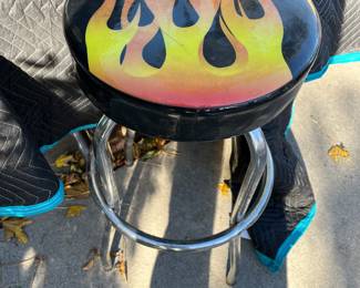 Flamed Stool