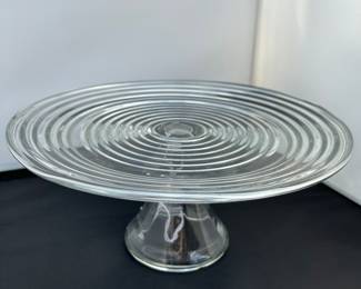 Glass Pie Stand