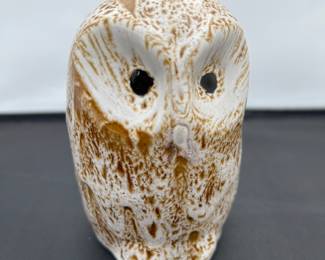 Speckled Owl Figurine 