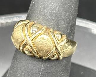 10kt Gold Ring, Size 7, TW 3.2g, Tested