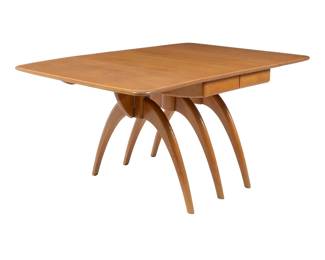  Heywood Wakefield USA Wishbone Drop Leaf Dining Table