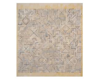 Harry Nadler (1930-1990, USA), "Labyrinth II Series", 1978, oil on canvas