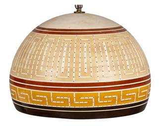 Large Beaumont Mood (San Antonio, Texas) Ceramic Pendant Chandelier