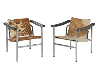 Pair of Armchairs After Le Corbusier