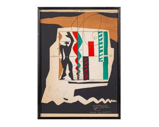 Le Corbusier (France / Switzerland, 1887 - 1965), "Modulor", signed and numbered lithograph, ed. 11/50