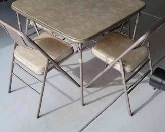 Card Table And Chairs