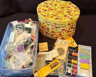 Vintage Buttons Bin Sewing Kit
