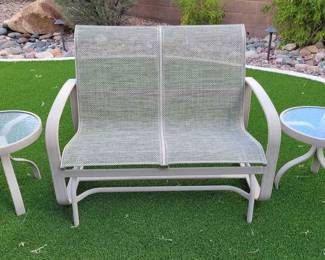 Patio Love Seat And End Tables